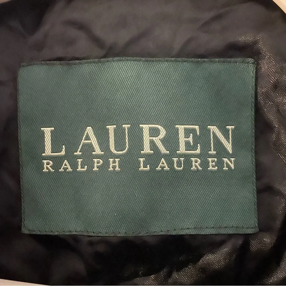 Lauren Ralph Lauren Men's Black Overcoat/trench/jacket size 40S